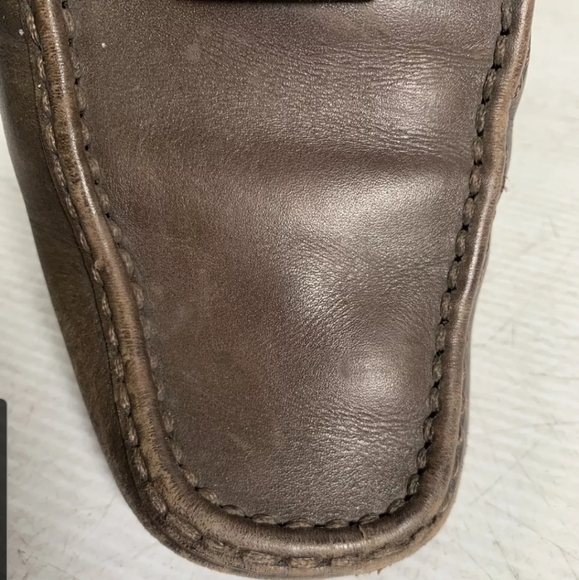 Authentic Louis Vuitton Brown Leather Loafers - Picture 9 of 10